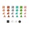 Flash Furniture Bright Beginnings Commercial Grade Pastel 256 Piece Shape Set for Modular STEAM Wall Systems MK-ME14702-GG - alternate 6